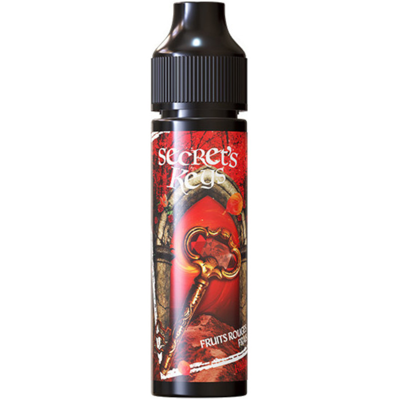 Explorez la puissance fruitée de Red Key ! Un mix frais de fraise, mûre, cassis et framboise signé Secret's Lab, en 50 ml prêt à booster.