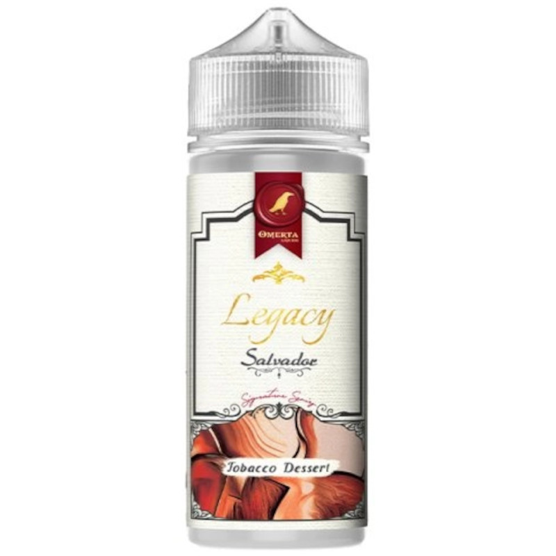 Plongez dans un mélange suave de crème pâtissière et de classic américain avec Salvador 100 ml par Omerta Liquids. Format 120 ml prêt à booster.