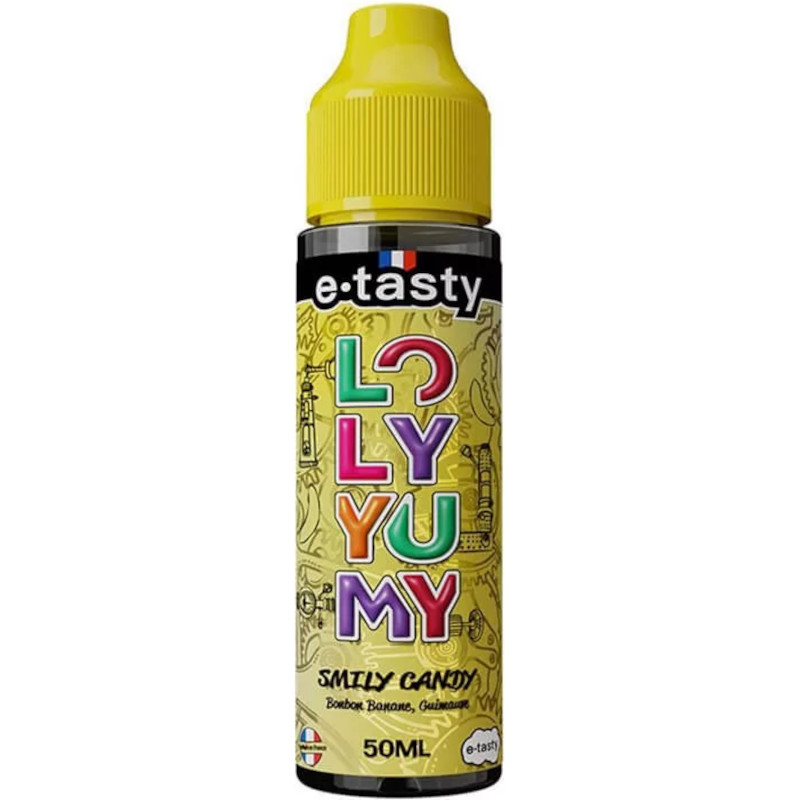 Plongez dans un monde de douceur avec Smily Candy ! Une guimauve moelleuse à la banane signée e.tasty, en 50 ml ultra régressif.