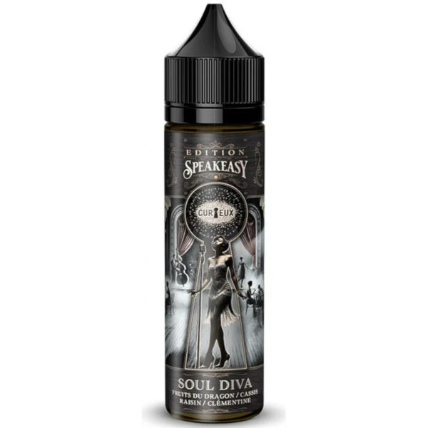 Avec Soul Diva, Curieux livre un cocktail fruité exaltant : fruit du dragon, cassis, raisin et clémentine. Sans effet frais, 100 % plaisir.