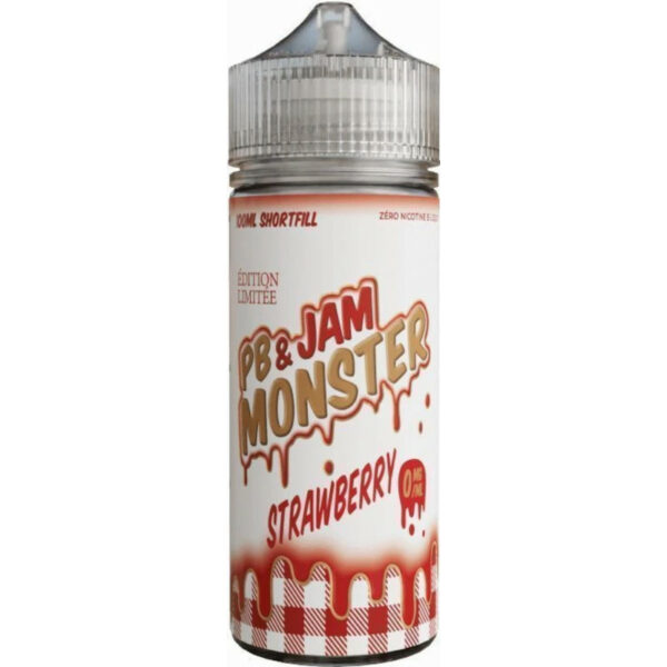 Savourez le délice de notre Strawberry de la gamme PB & Jam Monster , une vape qui évoque des petits-déjeuners gourmands. Offrez-vous cette expérience sucrée !