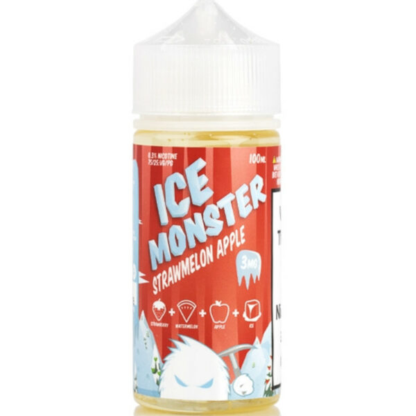 Strawmelon Apple associe fraise sucrée, melon juteux, pomme acidulée et menthol intense. Une création 100 ml signée Monster Vape Labs à savourer tout l’été.