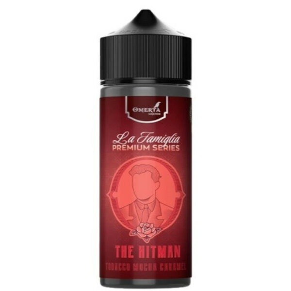 Découvrez The Hitman par Omerta Liquids : un mélange profond et corsé de moka, chocolat noir, classic blond et caramel en 100 ml.