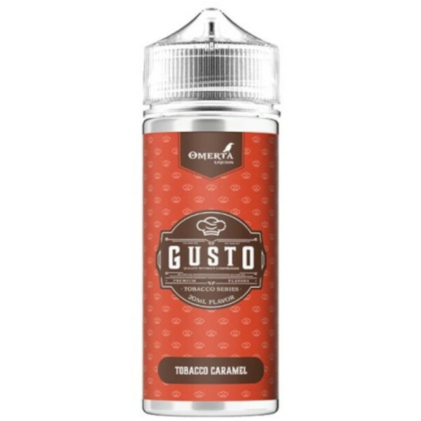 Découvrez Tobacco Caramel 100 ml de Omerta Liquids : un e-liquide mêlant classic blond et caramel sucré pour une vape ronde, légère et savoureuse.