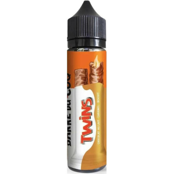 Avec Twins, savourez une barre chocolatée liquide ultra gourmande : chocolat au lait, caramel fondant et biscuit croquant. Une création signée Airomia à découvrir en 50 ml.