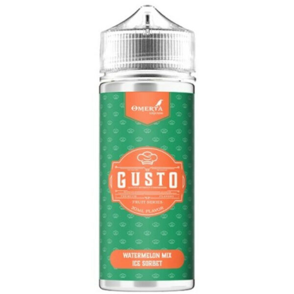 Découvrez Watermelon Mix Ice Sorbet 100 ml de Omerta Liquids : un mix de pastèque, fraise et sorbet glacé. Un plaisir frais et fruité en grand format.