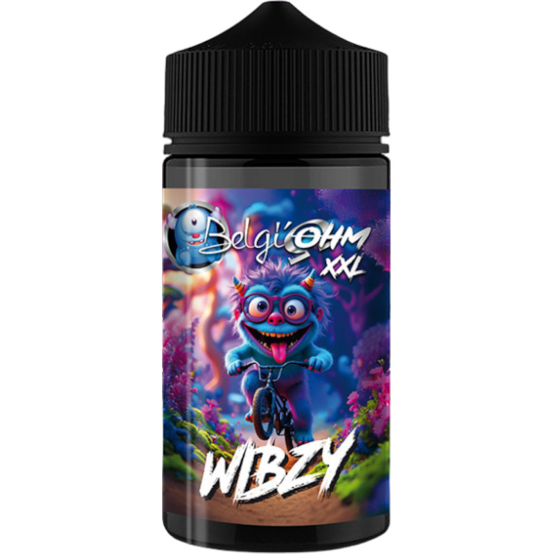 Wibzy de Belgi'Ohm XXL, c’est la puissance du fruit rouge dans un flacon de 200 ml. Un mélange de cerise, framboise et myrtille qui claque à chaque bouffée.