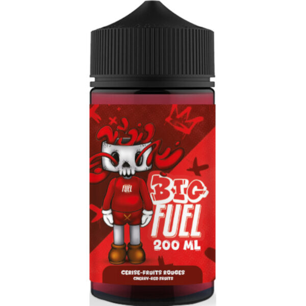 Cerise, abricot et fruits rouges s’unissent dans un mix explosif. Big Fuel propose un format 200 ml inspiré du street art.