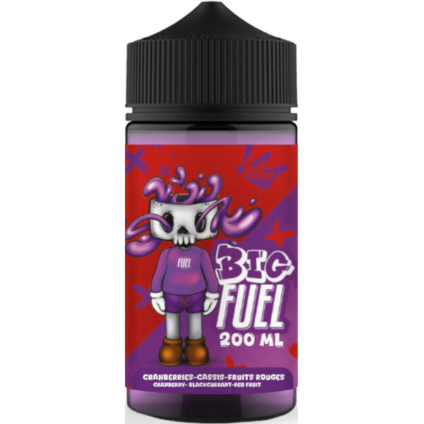 Big Fuel signe une création urbaine et vibrante. Cranberry, cassis et fruits rouges s’unissent dans un grand format de 200 ml.