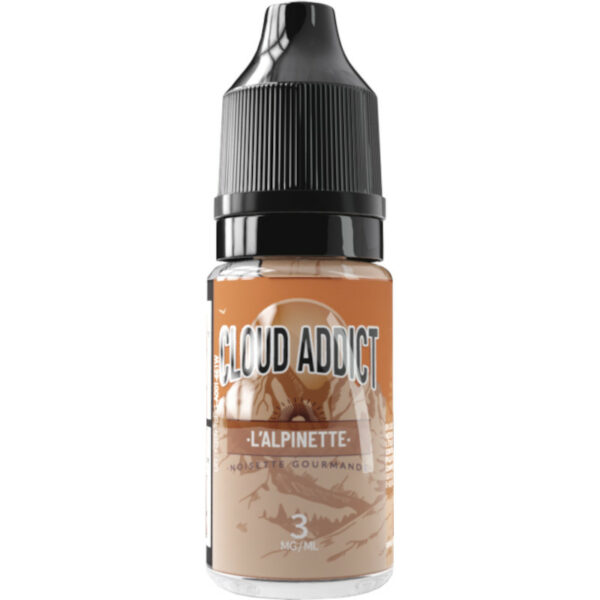 Cloud Addict dévoile une noisette gourmande et sucrée, parfaite pour une vape douce et onctueuse au quotidien.