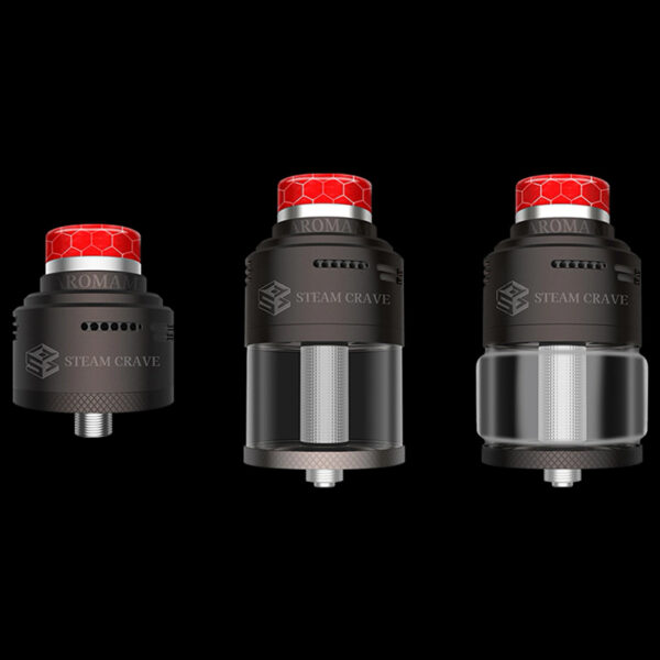 Aromamizer Plus V4 RDTA Steam Crave matt gunmetal