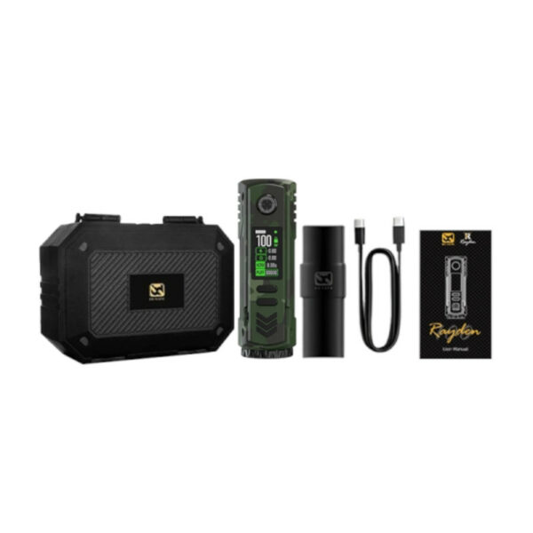 Mod Rayden 100 V2 Military Camo BD Vape 100W contenu