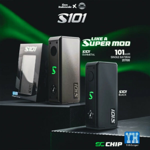 Mod S101 21700/20700/18650 | San Indonesia X Gerobak Vaper