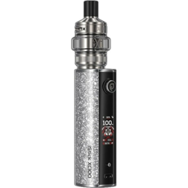 Kit iStick XC100 Eleaf 5 ml 18650 - 21700 silver
