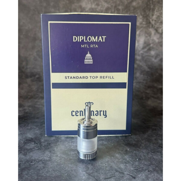 Diplomat v1.5 MTL RTA Centenary Mods Polished Finish Top Refill