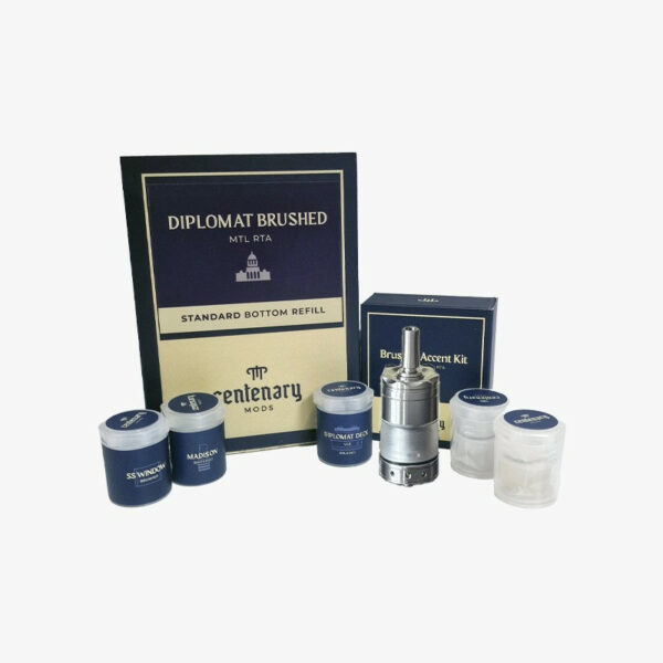 Diplomat v1.5 MTL RTA Centenary Mods – Brushed Finish Bundle