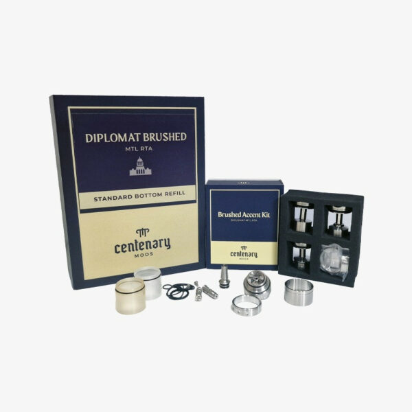Diplomat v1.5 MTL RTA Centenary Mods – Brushed Finish Bundle1