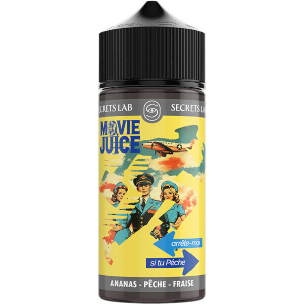Arrête moi si tu Pêche Movie Juice Secret's Lab 100 ml