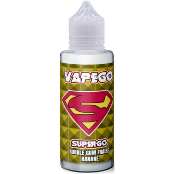 Supergo Vapego fraise banane bubblegum 100 ml