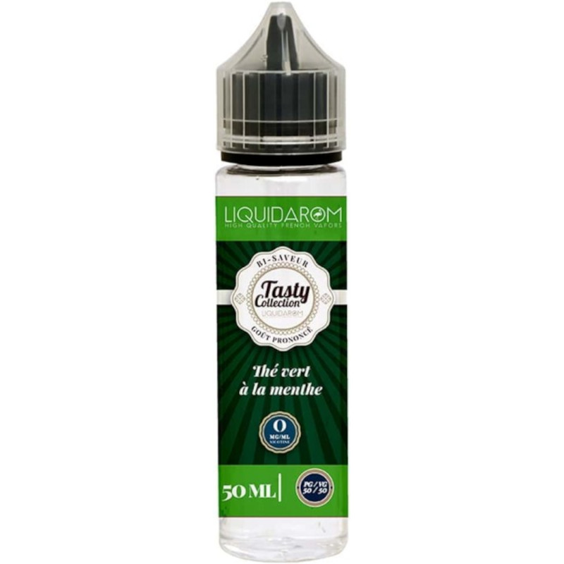 Thé Vert à la Menthe Tasty Liquidarom 50 ml