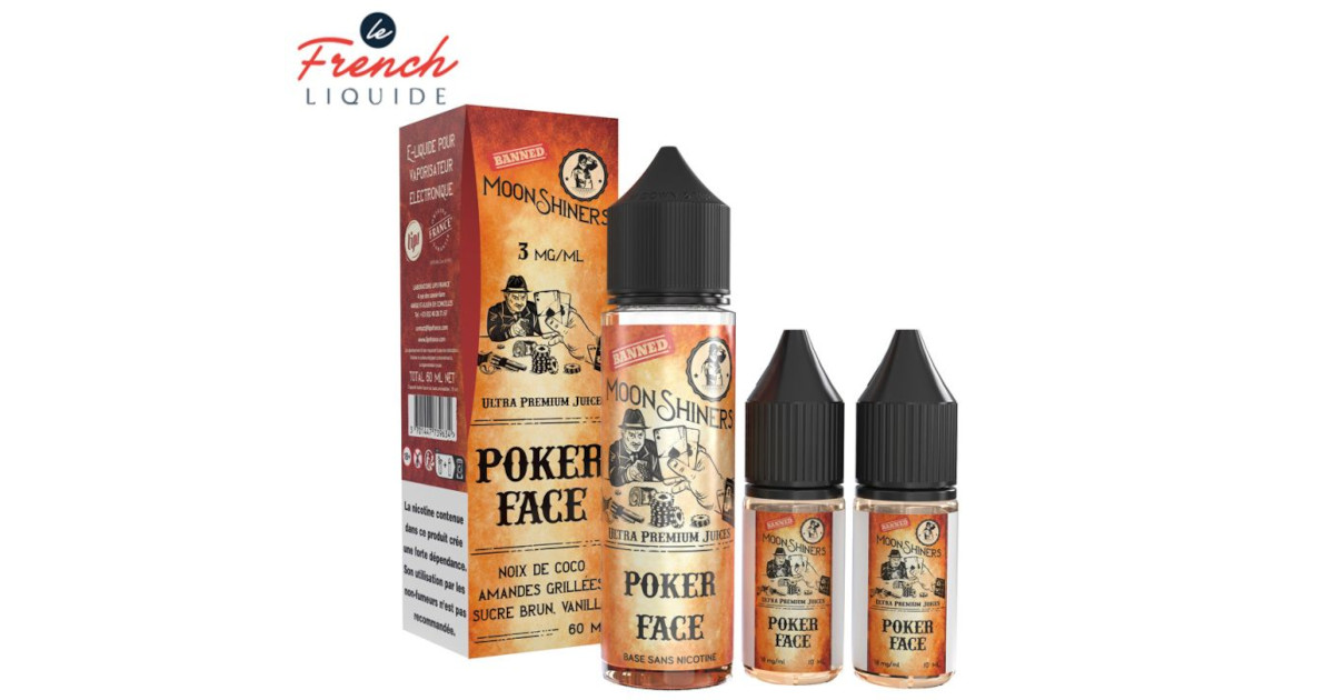 poker face vape Poker Face Moon Shiners Le French Liquide 60 ml