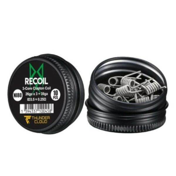 Recoil 3-Core Clapton Coils Thunder Cloud Grimm Green