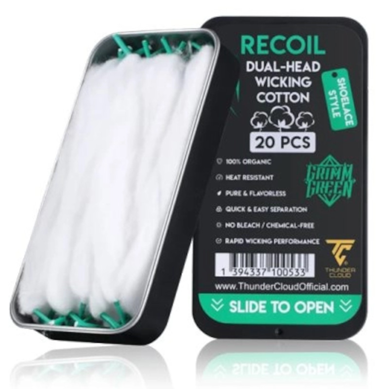 Recoil Dual Head Cotton Laces Thunder Cloud Grimm Green