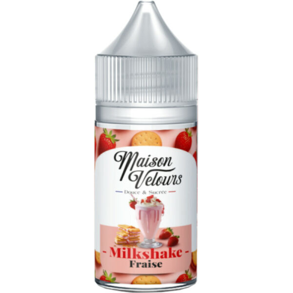 Concentré Milkshake Fraise Maison Velours 30 ml
