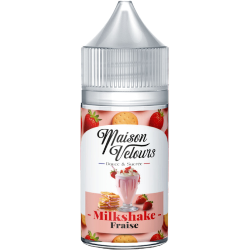 Concentré Milkshake Fraise Maison Velours 30 ml