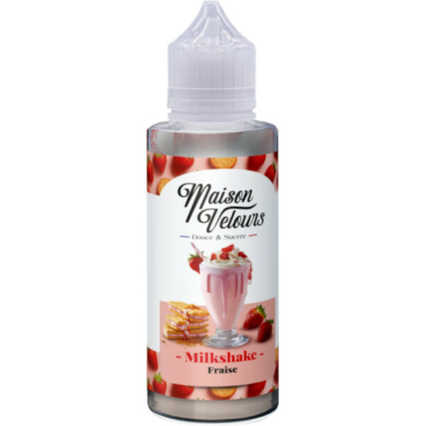 Milkshake Fraise Maison Velours 100 ml