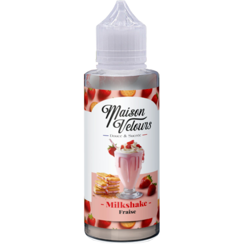 Milkshake Fraise Maison Velours 100 ml