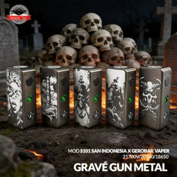 Mod S101 Gunmetal limited Edition | San Indonesia X Gerobak Vaper