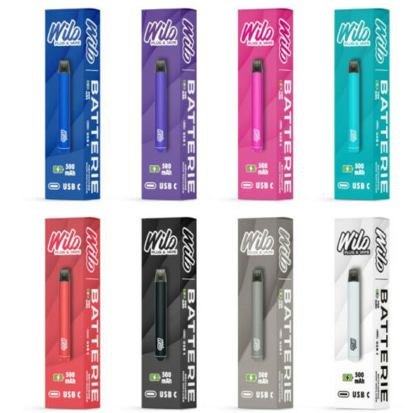 Batterie Wilo 500 mAh Pod rechargeable Plug & Vape Wilo