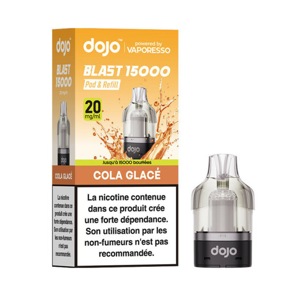Cartouche Dojo Blast 10ml Cola Glacé recharge Vaporesso