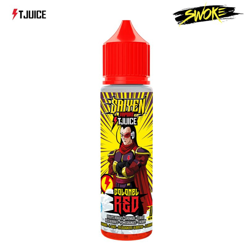Colonel Red Saiyen Vapors TJuice X Swoke 50ml