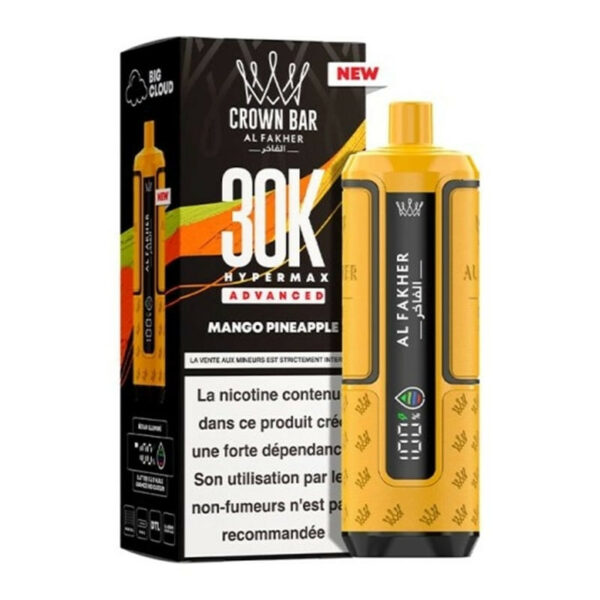 Crown Bar HyperMax 30K Mango Pineapple 30000 bouffées