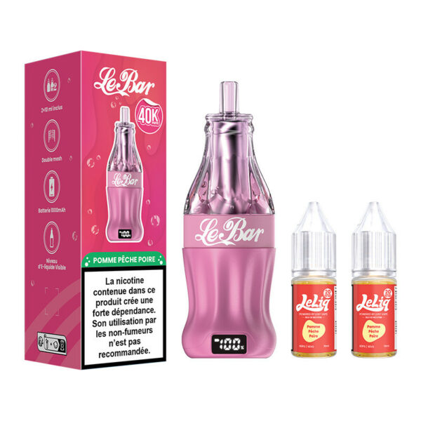 Puff Le Bar 40K Green Apple Peach Pear