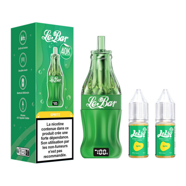 Puff Le Bar 40K Sprite rechargeable 40000 bouffées