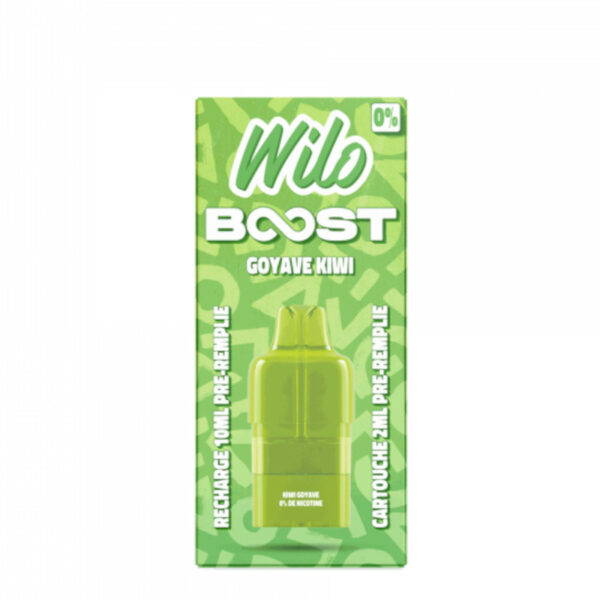 Recharges Wilo Boost Goyave Kiwi 2+10 ml pour pod Wilo