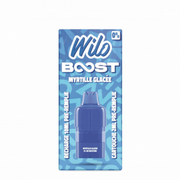 Recharges Wilo Boost Myrtille Glacée 2+10 ml pour pod Wilo