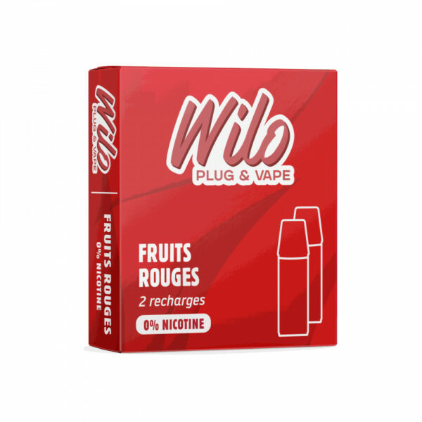 Recharges Wilo Fruits Rouges pour batterie Wilo