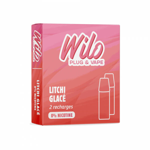 Recharges Wilo Litchi Glacé pour batterie Wilo