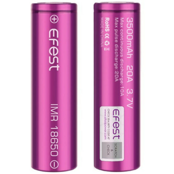Accu 18650 Efest 3500mAh 20A IMR
