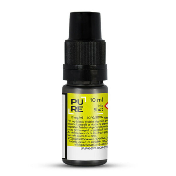 Booster nicotine Pure 18 mgml 5050 flacon 10 ml