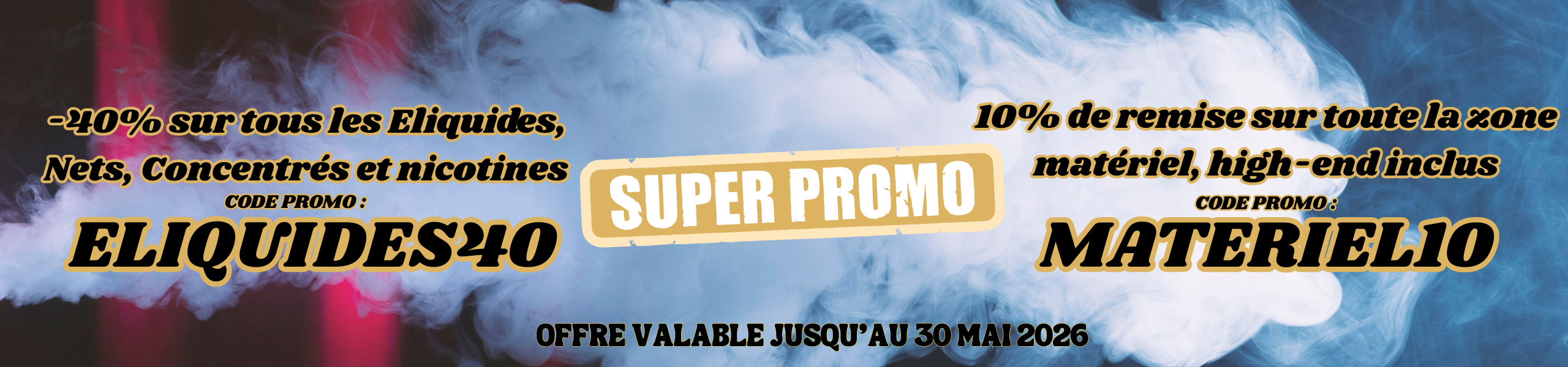 Copie de -40% sur tous les Eliquides, Nets, Concentrés et nicotines Code promo LAZONE40 Les bases ne sont pas incluses (4)