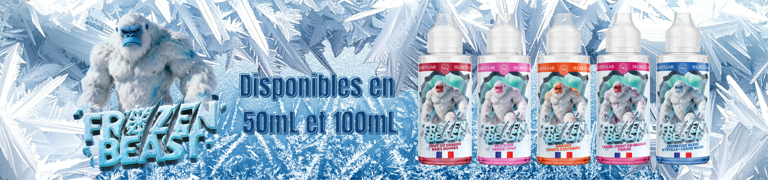 Disponibles en 50mL et 100mL