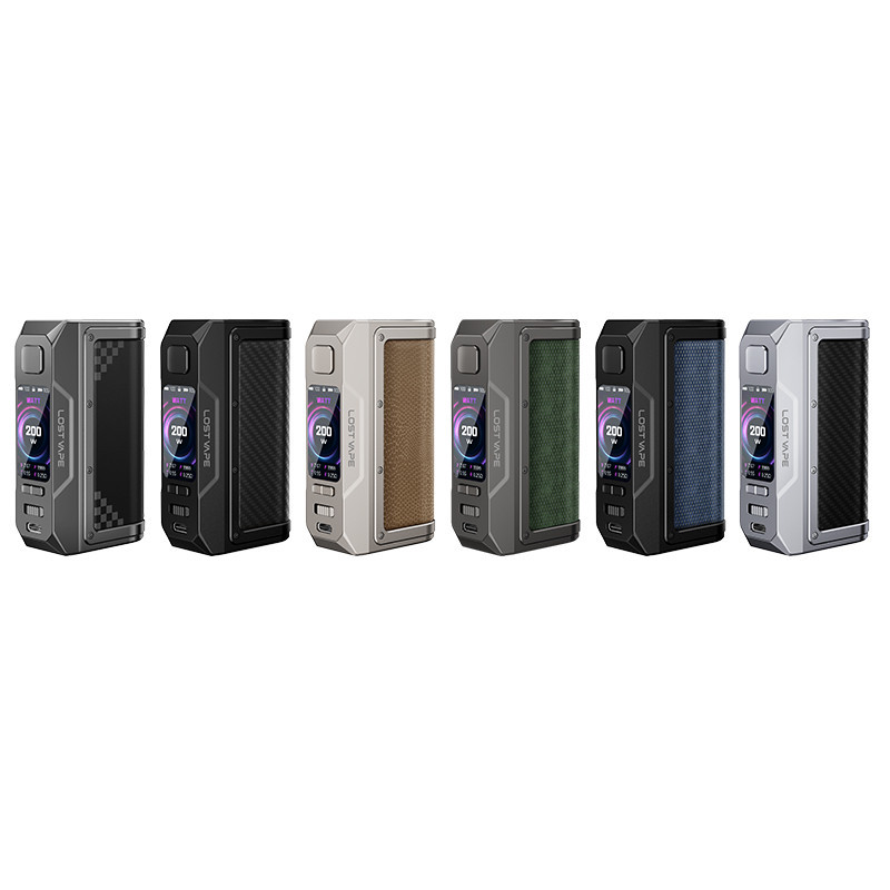 Thelema Q200 Pro Lost Vape box 200W double accu