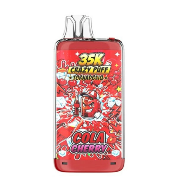 Crazy Puff 35K Cola Cherry Tornadoliq 35000 bouffées