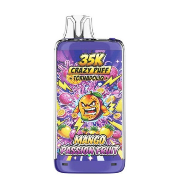 Crazy Puff 35K Mango Passion Fruit Tornadoliq 35000 bouffées