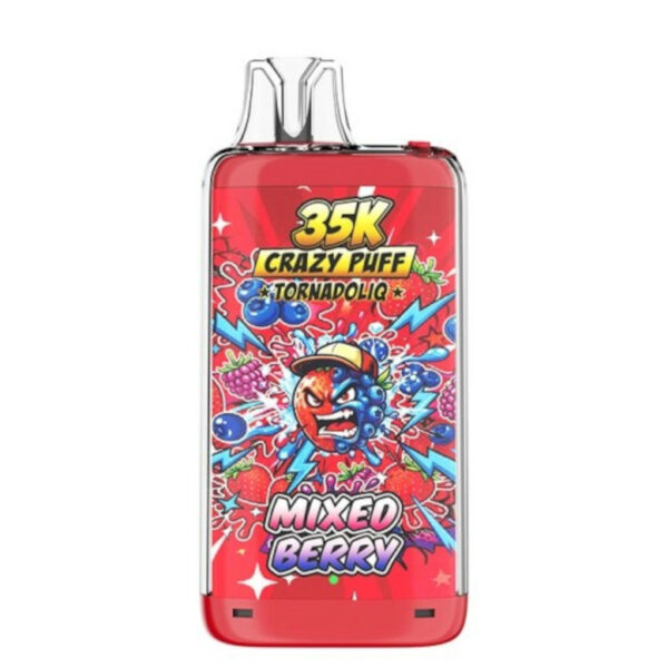 Crazy Puff 35K Mixed Berry Tornadoliq 35000 bouffées